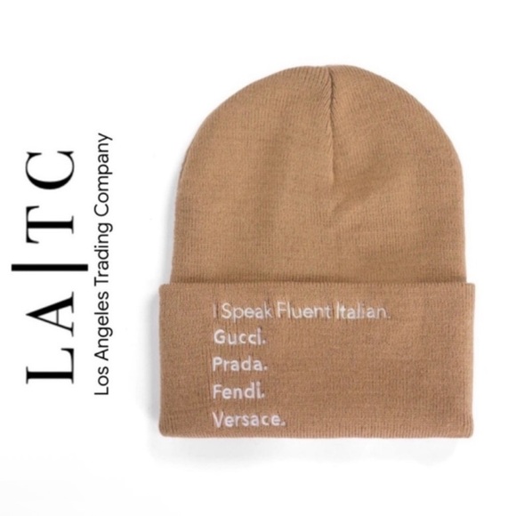 LA/TC Los Angeles Trading Company Fluent Italian Beanie in Wheat main image 5